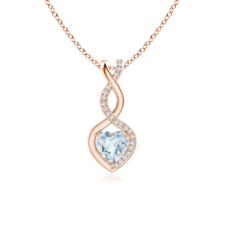 Heart A Aquamarine