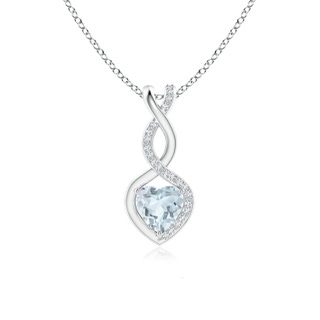 Heart A Aquamarine