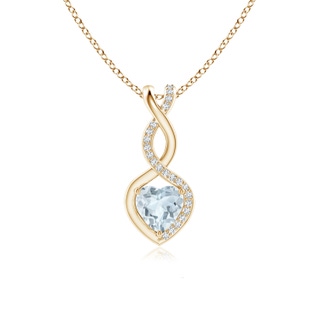 Heart A Aquamarine