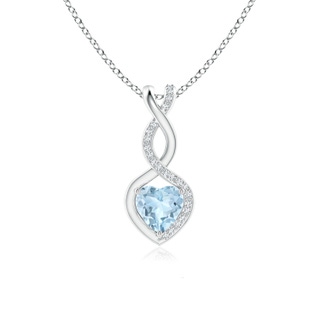 Heart AA Aquamarine