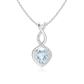 Heart A Aquamarine