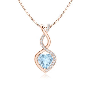 Heart AA Aquamarine