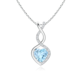 Heart AAA Aquamarine