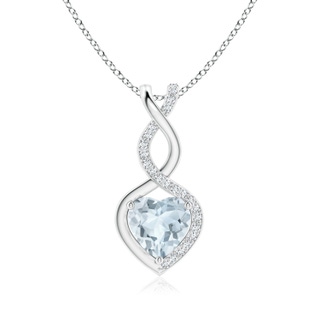 Heart A Aquamarine