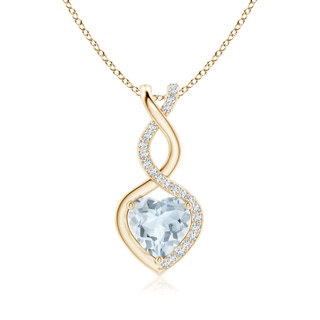 Heart A Aquamarine