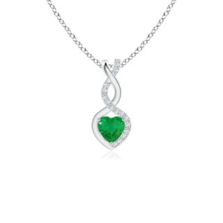Heart AA Emerald