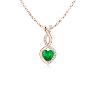 Heart AAA Emerald