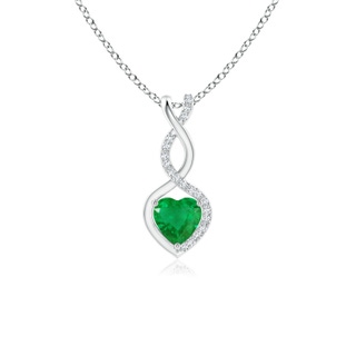 Heart AA Emerald