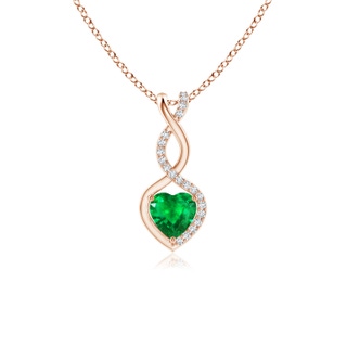 Heart AAA Emerald