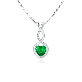 Heart AAA Emerald