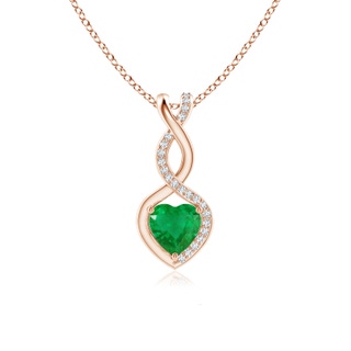 Heart AA Emerald