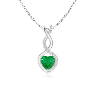 Heart AA Emerald
