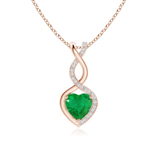 Heart AA Emerald