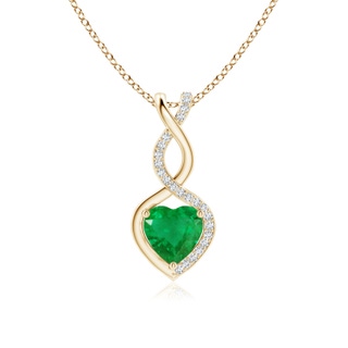 Heart AA Emerald