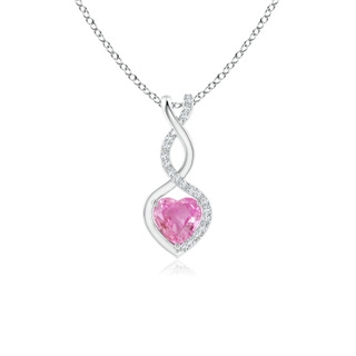 Heart AA Pink Sapphire
