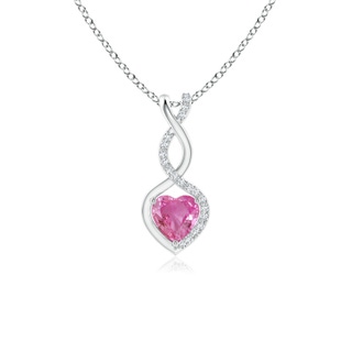 Heart AAA Pink Sapphire