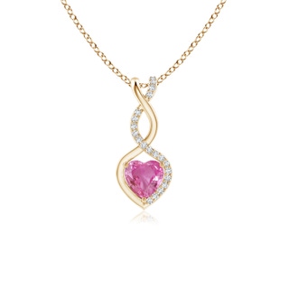 Heart AAA Pink Sapphire