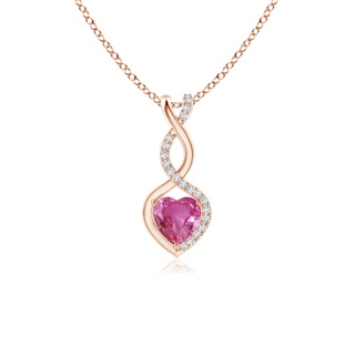 Heart AAAA Pink Sapphire