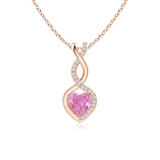 Heart AA Pink Sapphire
