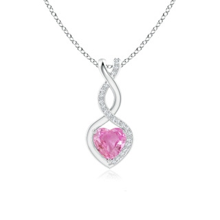 Heart AA Pink Sapphire