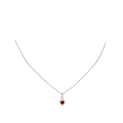 Round Shape Untreated Ruby Necklace Natural 3 Strand