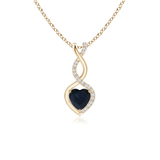 Heart A Blue Sapphire