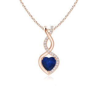Heart AA Blue Sapphire