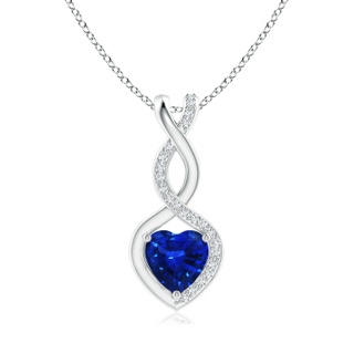 Heart AAAA Blue Sapphire