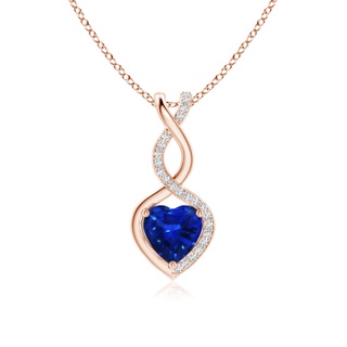 Heart AAAA Blue Sapphire