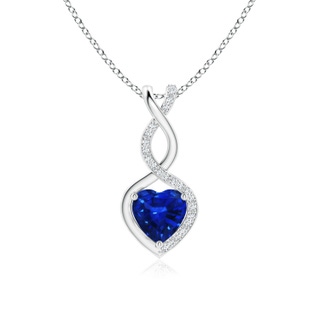Heart AAAA Blue Sapphire