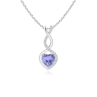 Heart AA Tanzanite