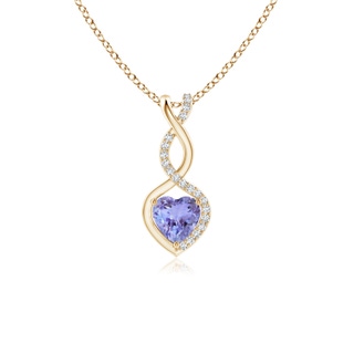 Heart AA Tanzanite