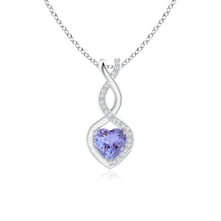 Heart AA Tanzanite