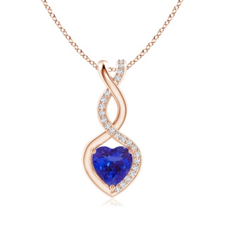 Heart AAAA Tanzanite