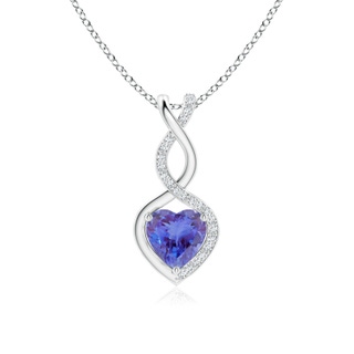 Heart AA Tanzanite