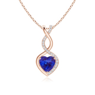Heart AAAA Tanzanite