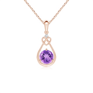 Round A Amethyst