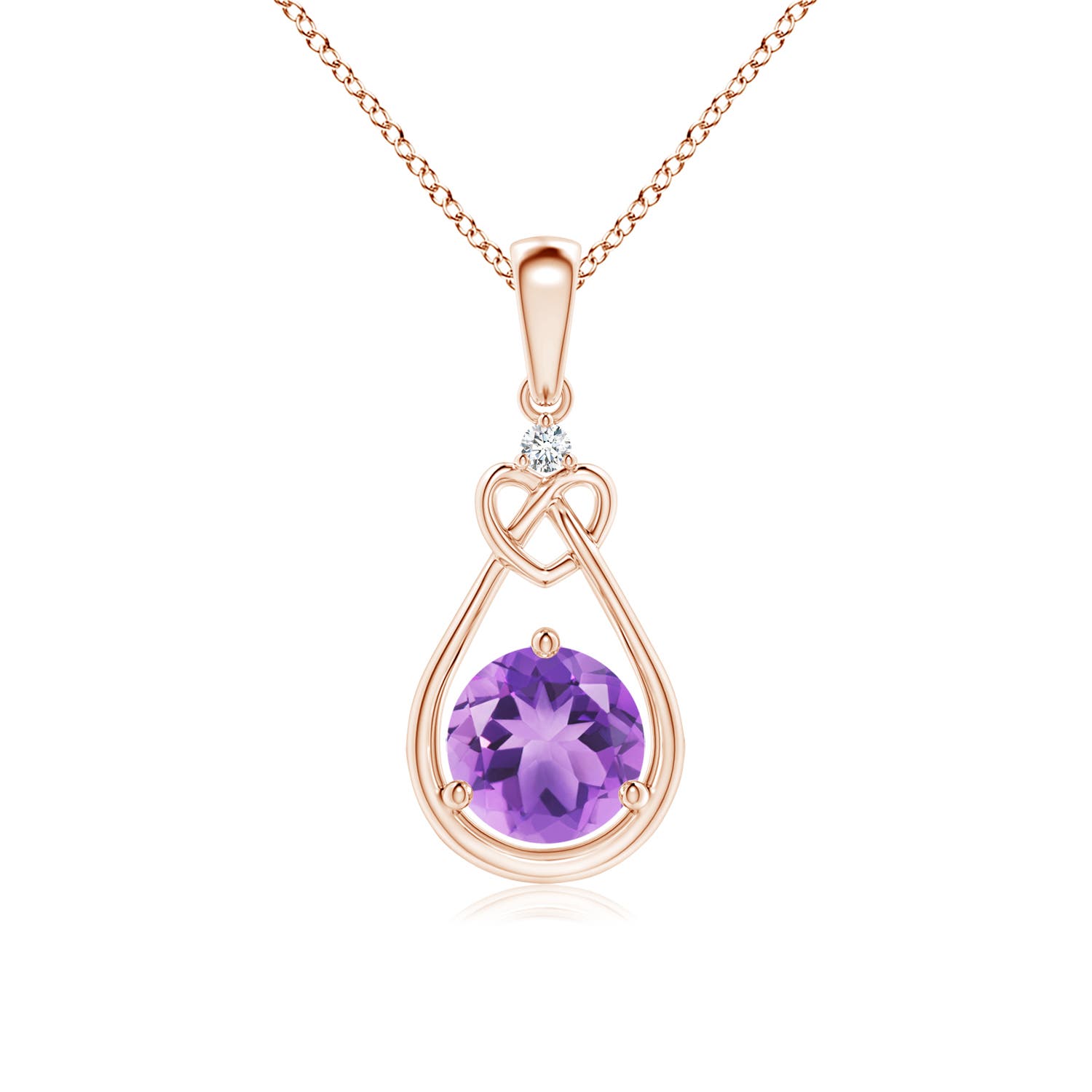 A - Amethyst / 0.81 CT / 14 KT Rose Gold