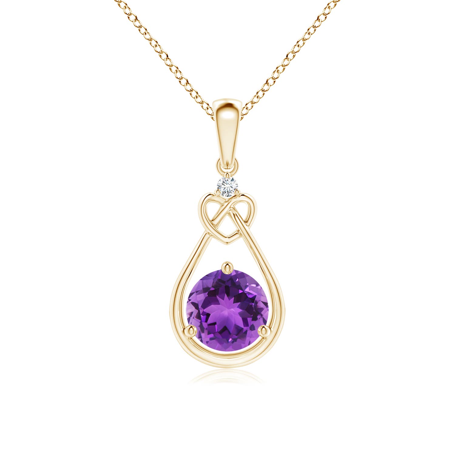 AAA - Amethyst / 0.81 CT / 14 KT Yellow Gold