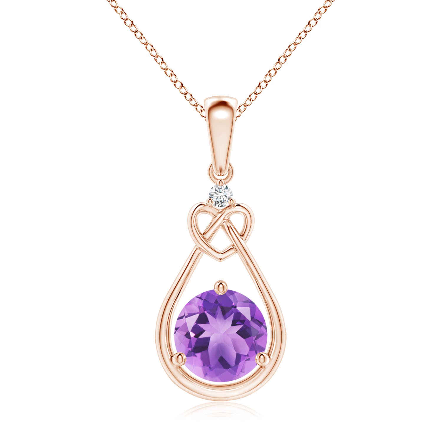 A - Amethyst / 1.17 CT / 14 KT Rose Gold