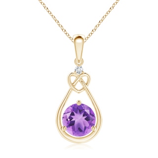 Round A Amethyst
