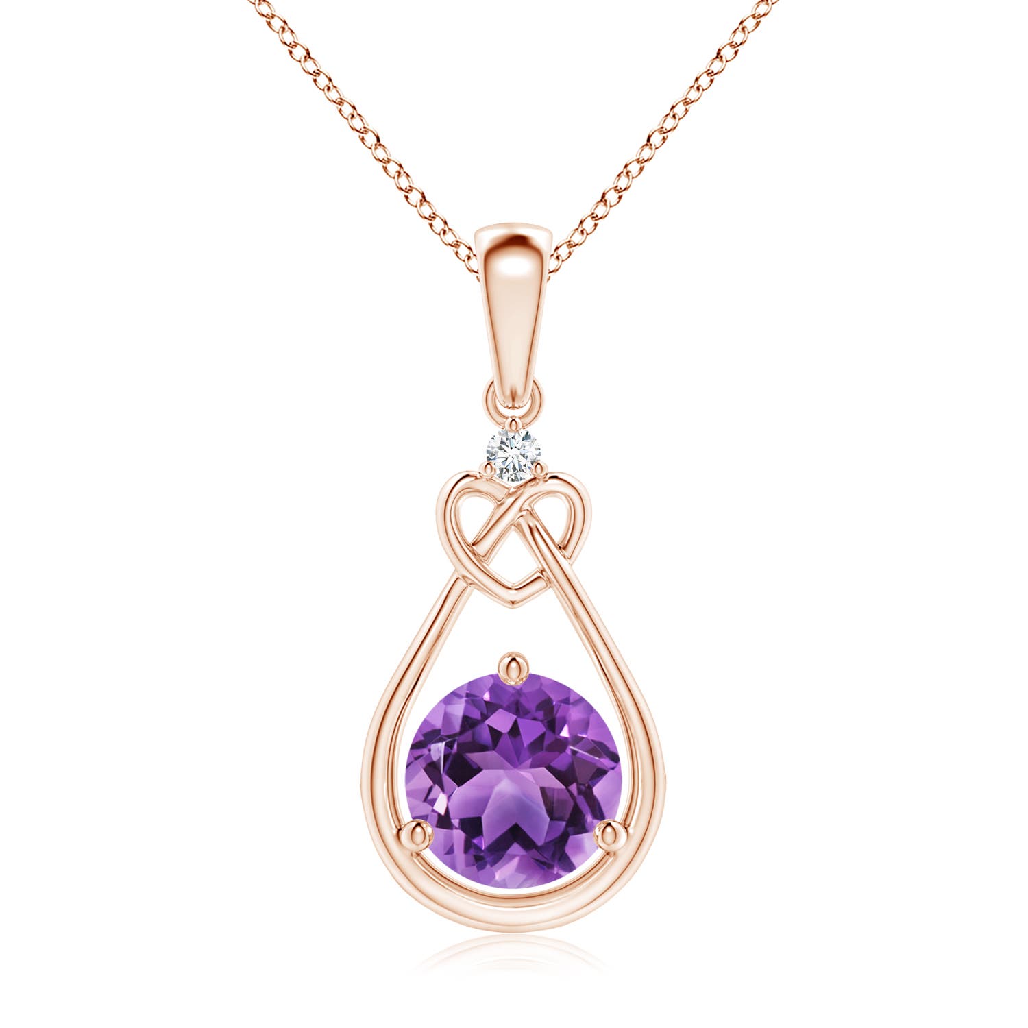 AA - Amethyst / 1.17 CT / 14 KT Rose Gold