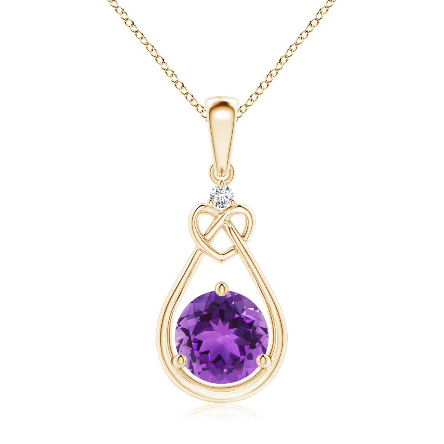 AAA - Amethyst / 1.17 CT / 14 KT Yellow Gold