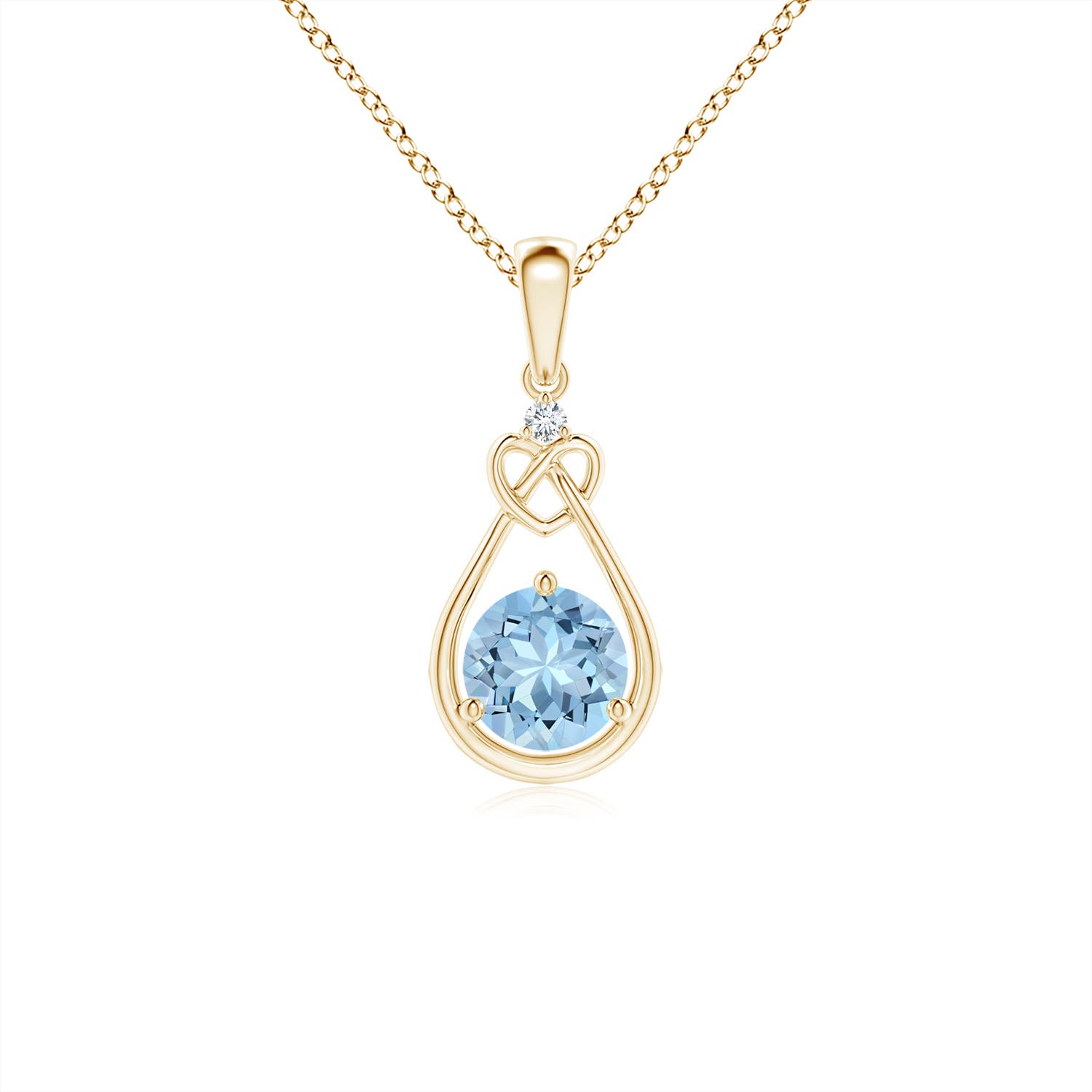 AAA - Aquamarine / 0.41 CT / 14 KT Yellow Gold