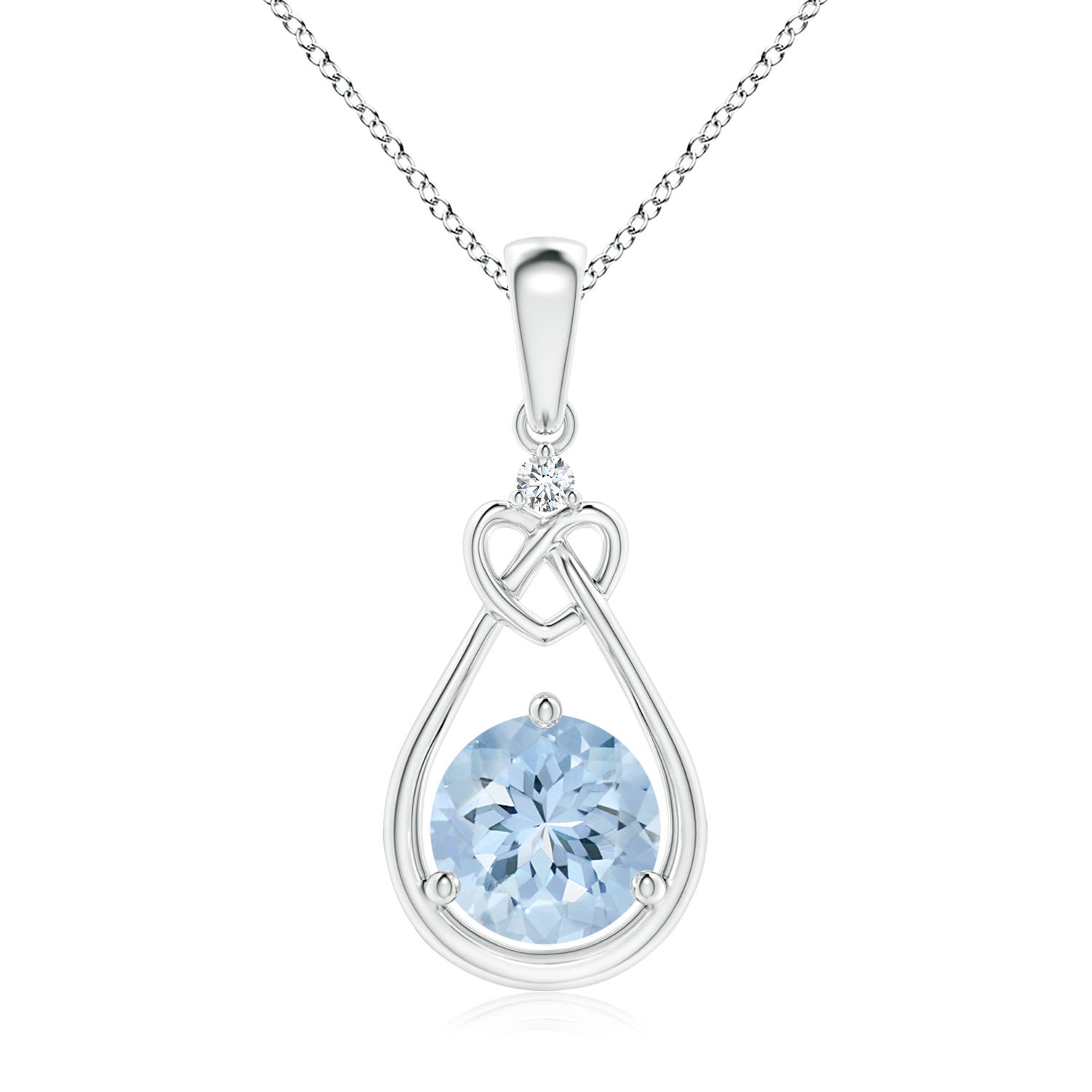 AA - Aquamarine / 1.14 CT / 14 KT White Gold