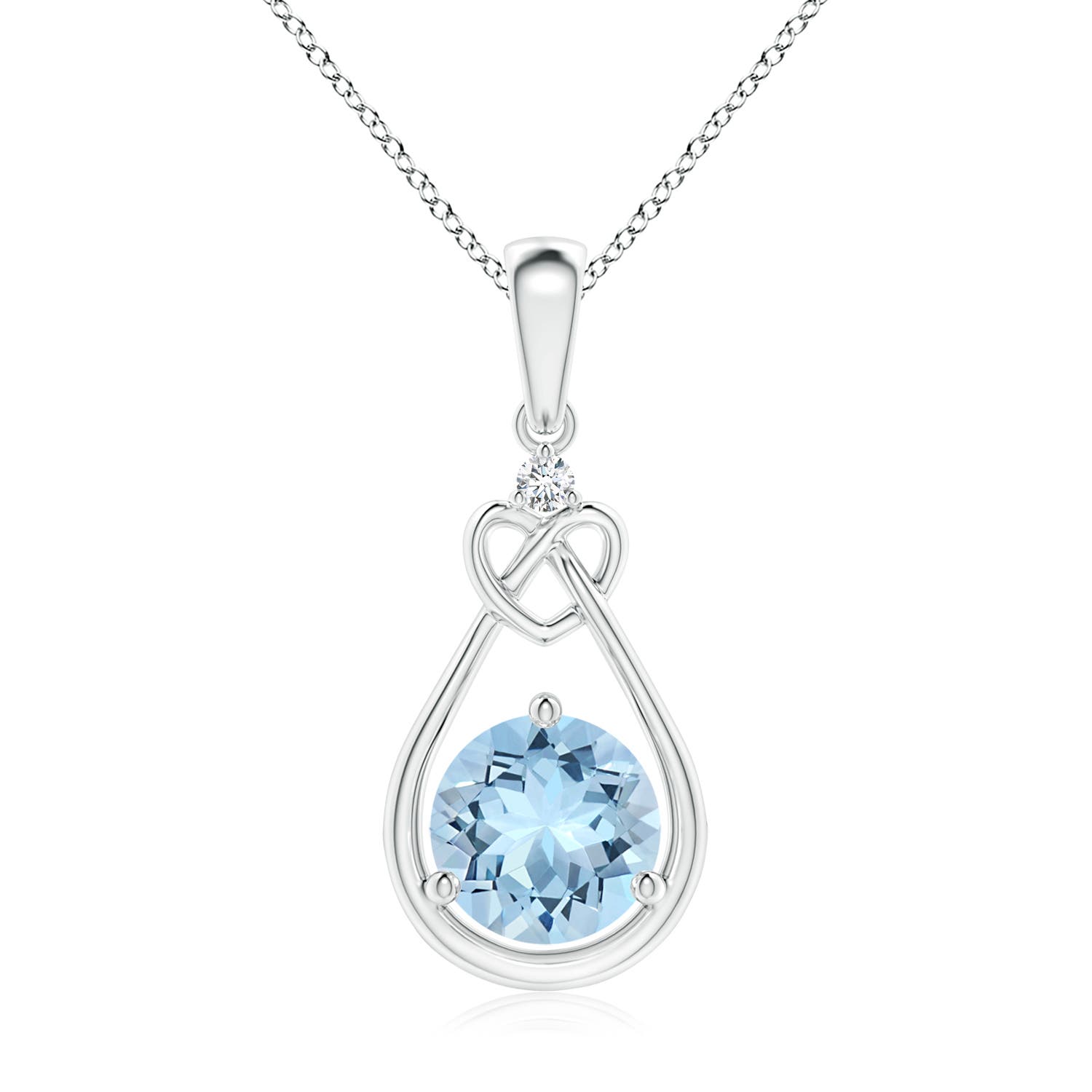 AAA - Aquamarine / 1.14 CT / 14 KT White Gold