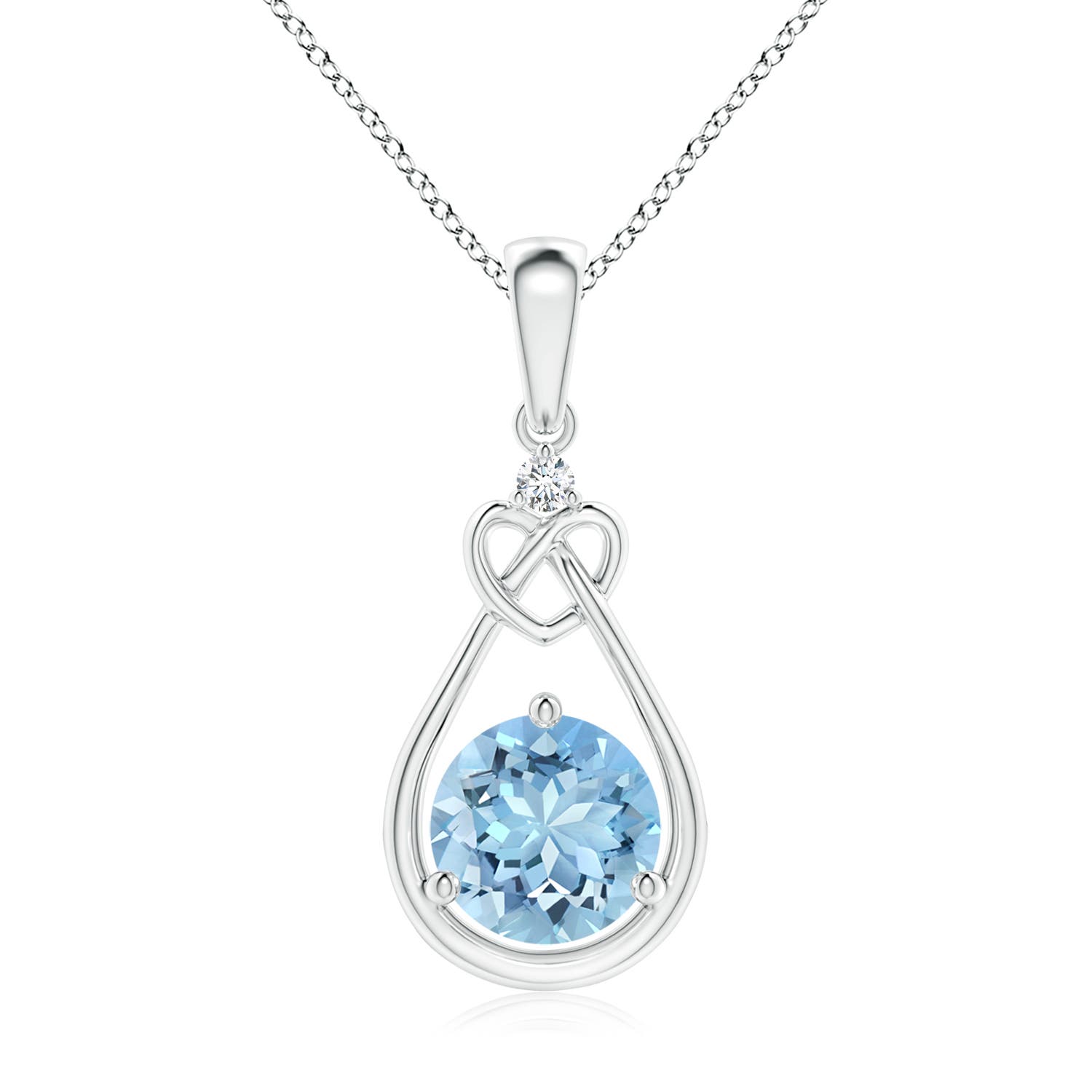 AAAA - Aquamarine / 1.14 CT / 14 KT White Gold