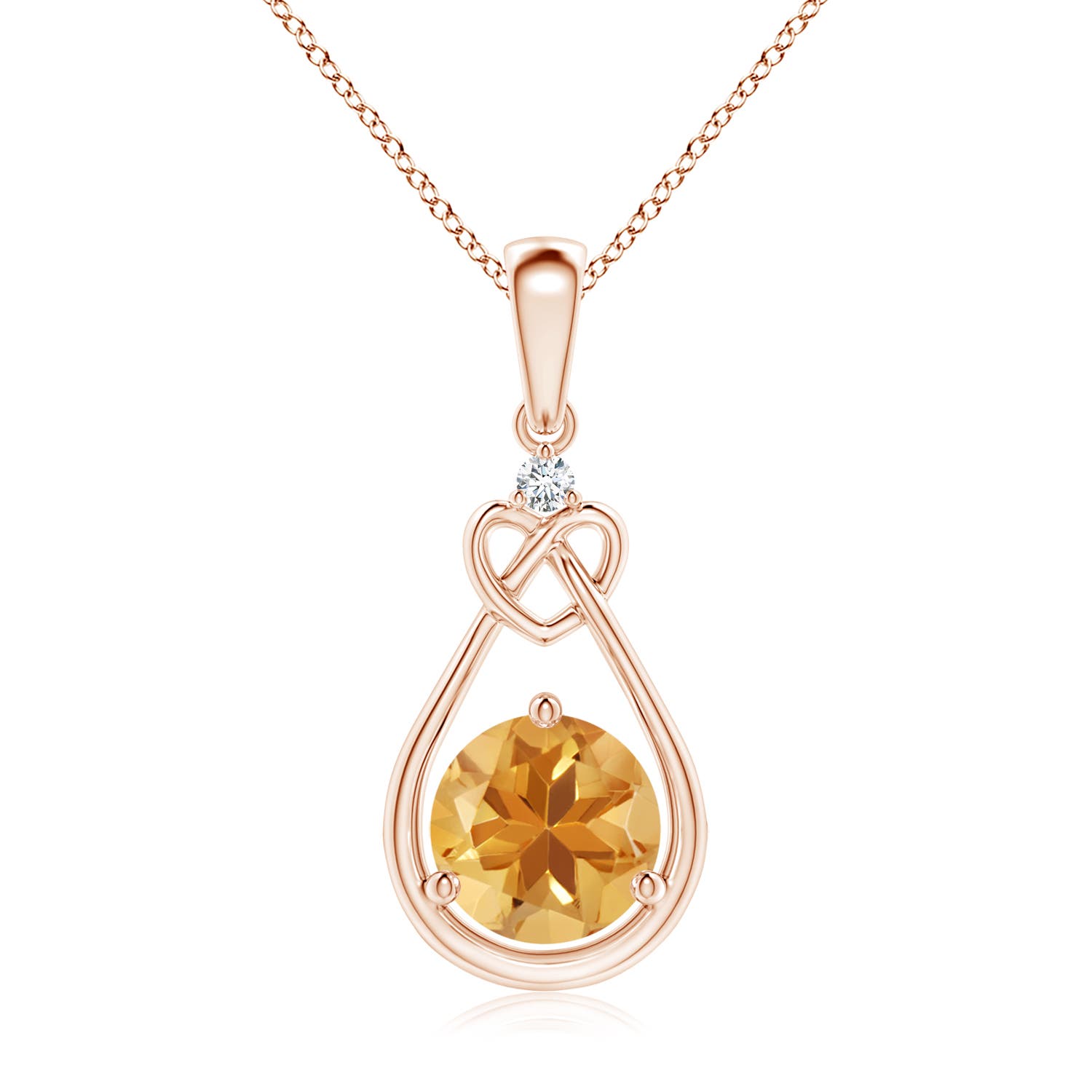 A - Citrine / 1.27 CT / 14 KT Rose Gold