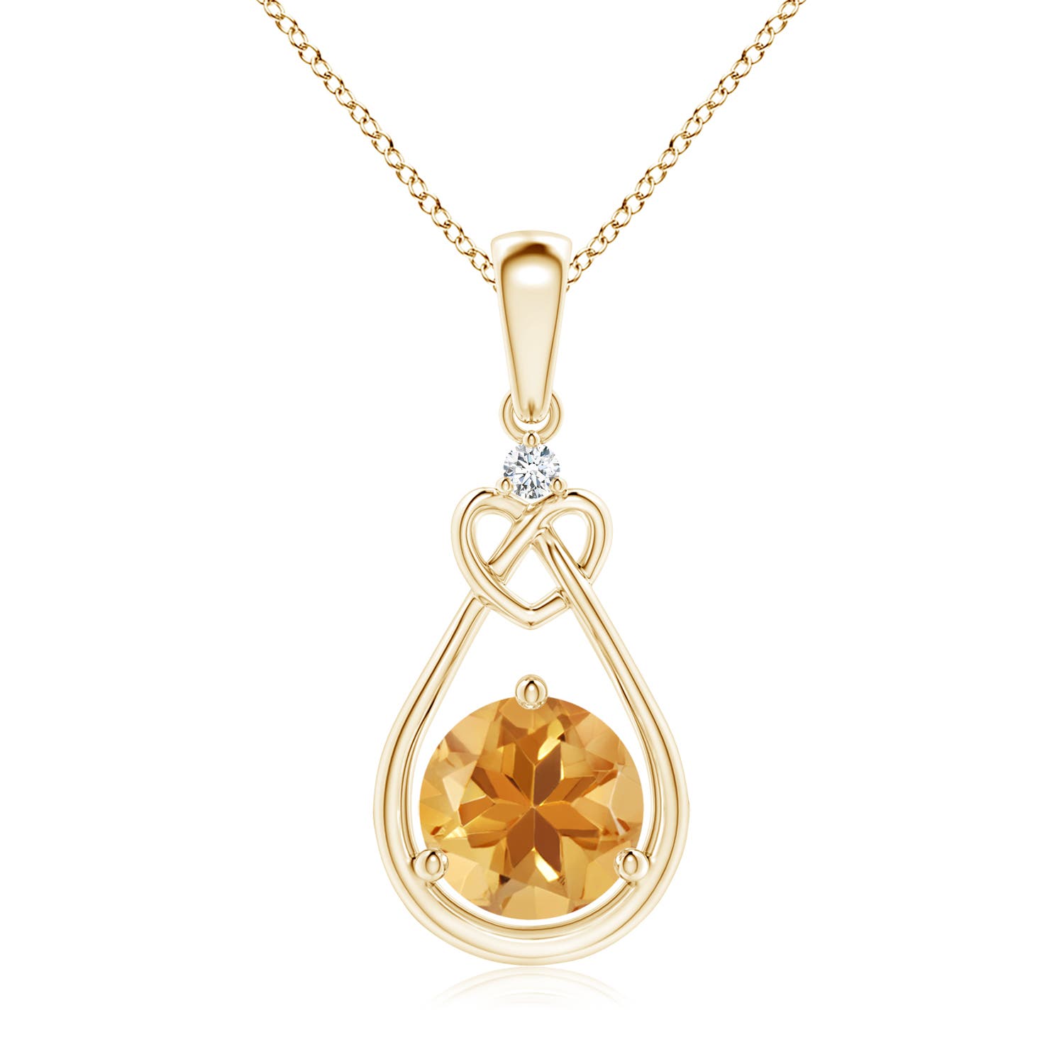 A - Citrine / 1.27 CT / 14 KT Yellow Gold