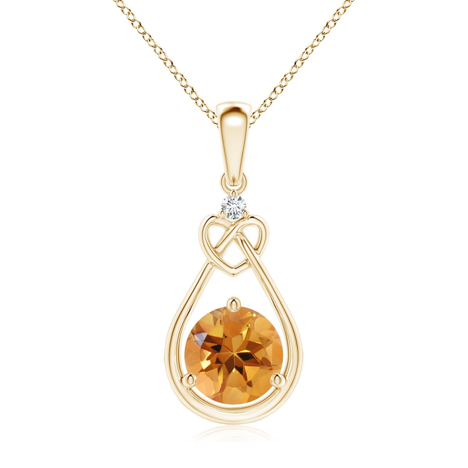 AA - Citrine / 1.27 CT / 14 KT Yellow Gold